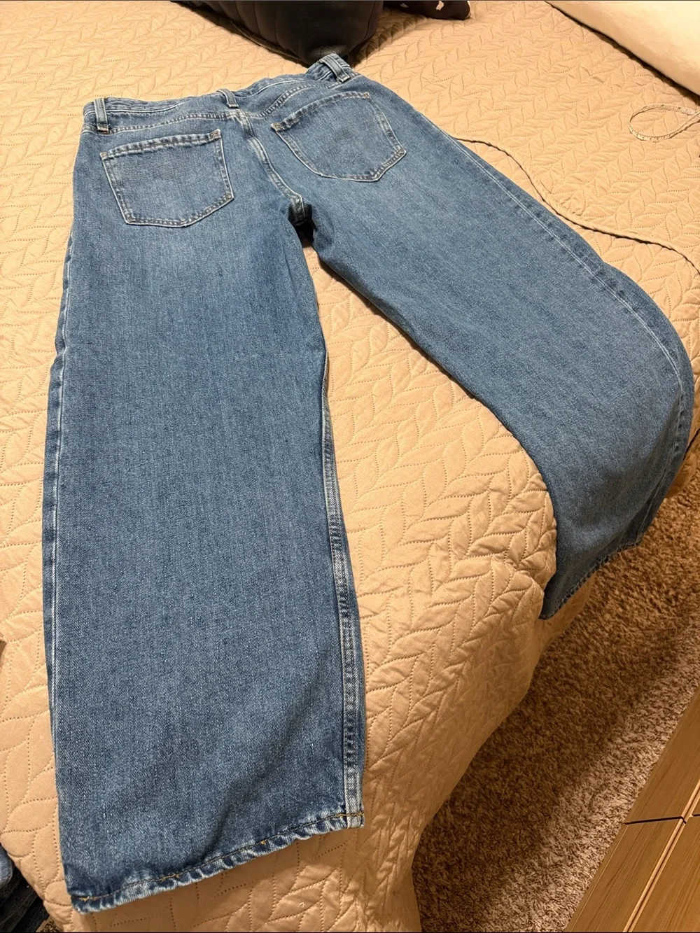 ZARA ANKLE RELAXED DENIM JEANS